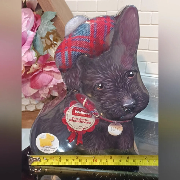Walkers Shortbread Cookie Tin Scottie Dog Empty - Picture 6 of 8